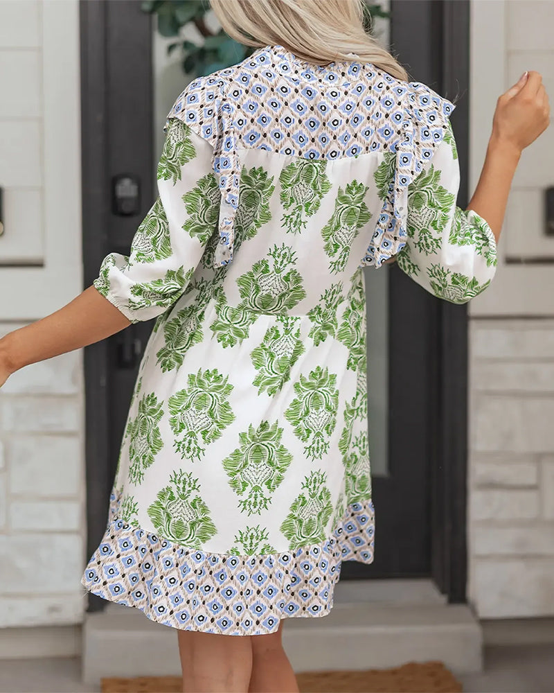 Robe Manche Lanterne Fleurie Resort
