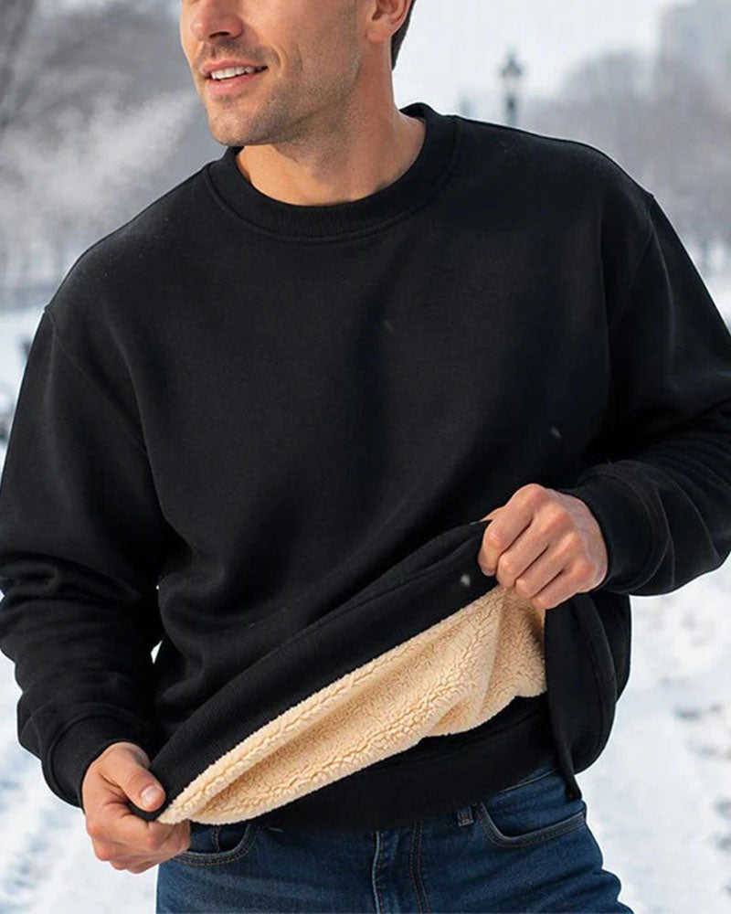 Sweatshirt Col Rond Unie Homme