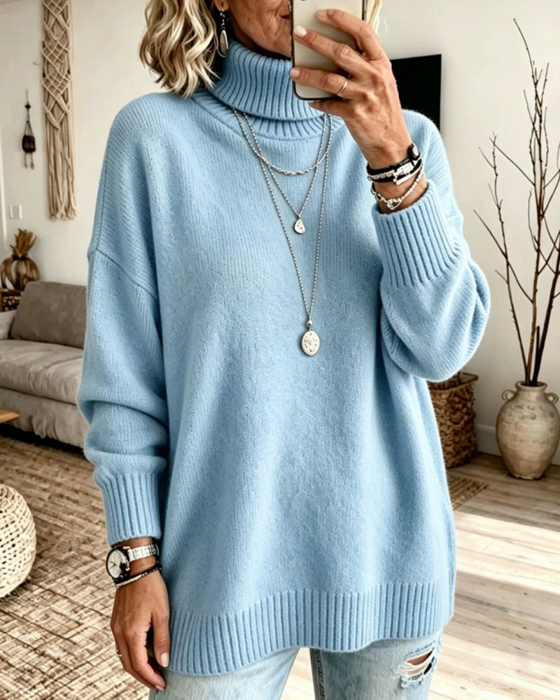 Pull-Over Col Haut Ample