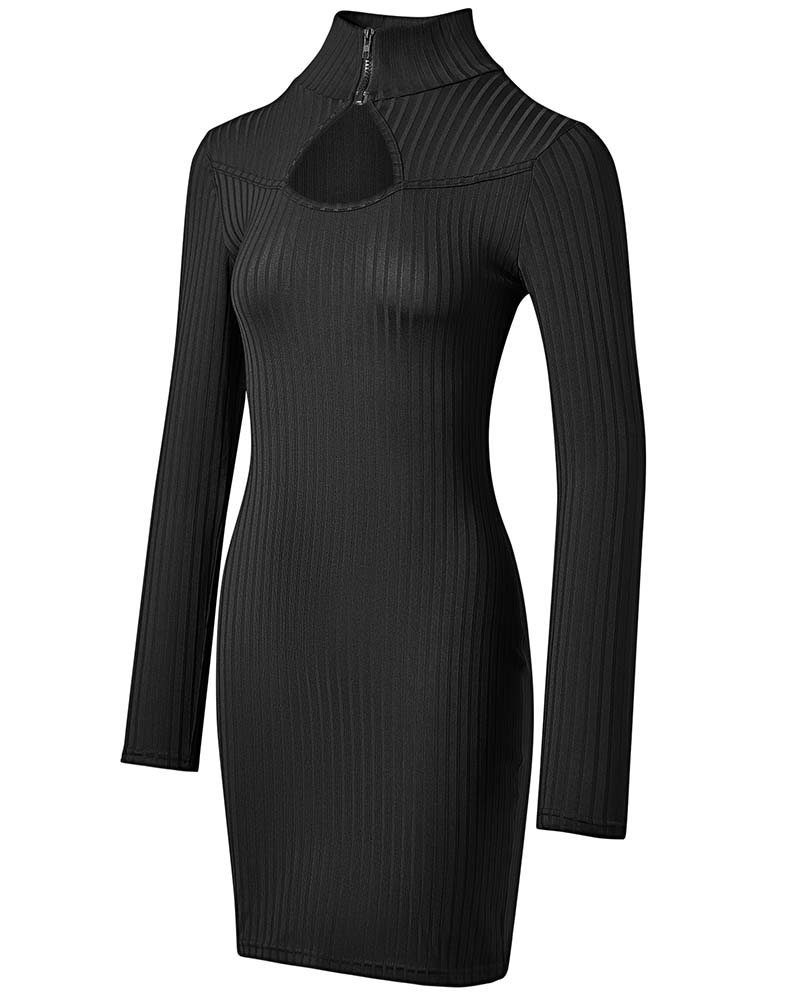 Robe Solid Color Skinny Casual