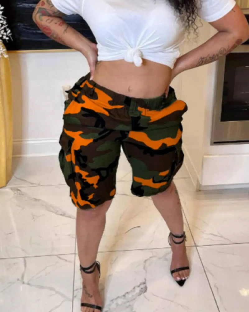 Short Sport Camouflage Cargo