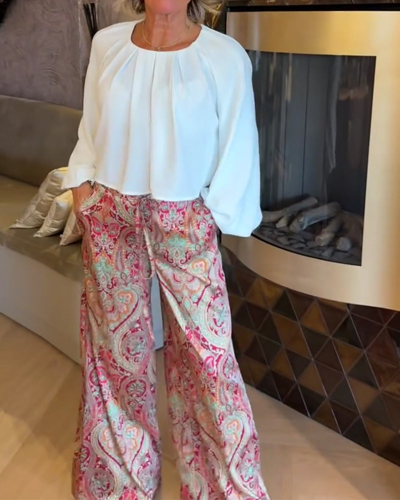 Blouse Française Manche Bouffante Courte