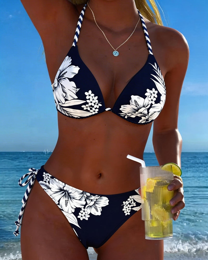 Bikini Simple Sexy Halter Encolure
