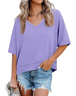 T-Shirt Uni Col V