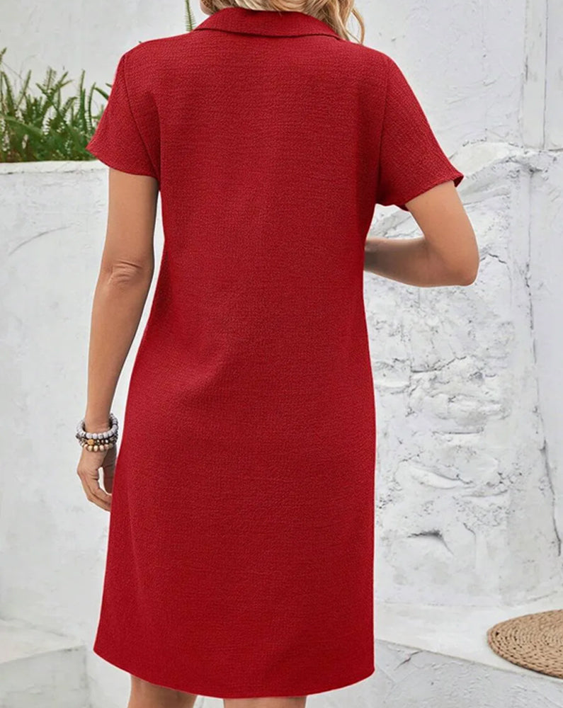 Robe Décontractée Revers Droit