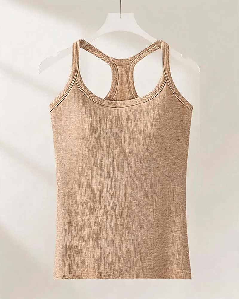 Débardeur Soutien-Gorge Intégré Côtes Unie