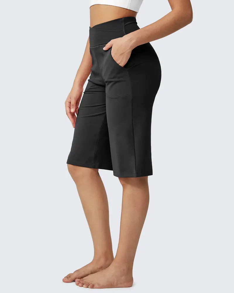 Shorts Décontractés Taille Mi-haute Mi-longueur
