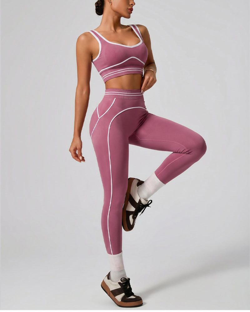 Set Sport Tank Taille Haute Yoga