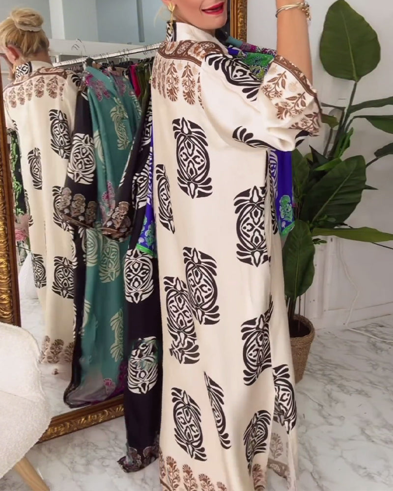 Robe de mode ample rétro