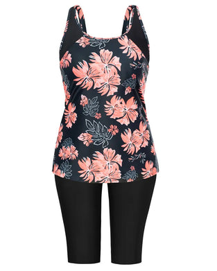 Tankini Vacances Imprimé Sans Manches