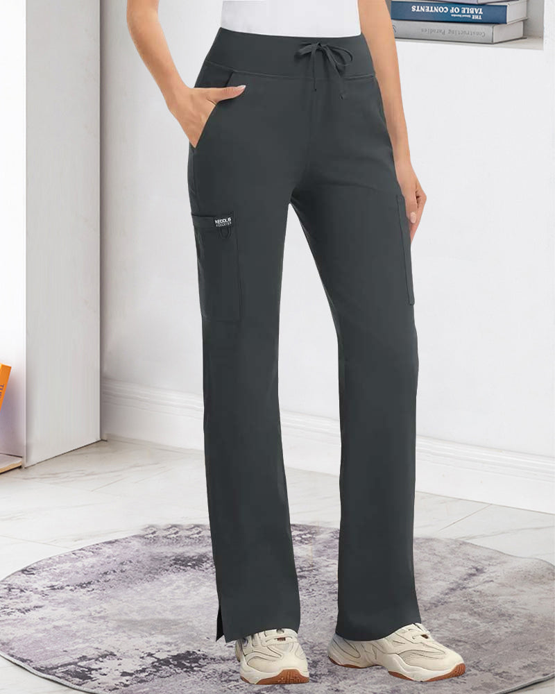 Pantalon Double Poche Slim Attacher Décontracté