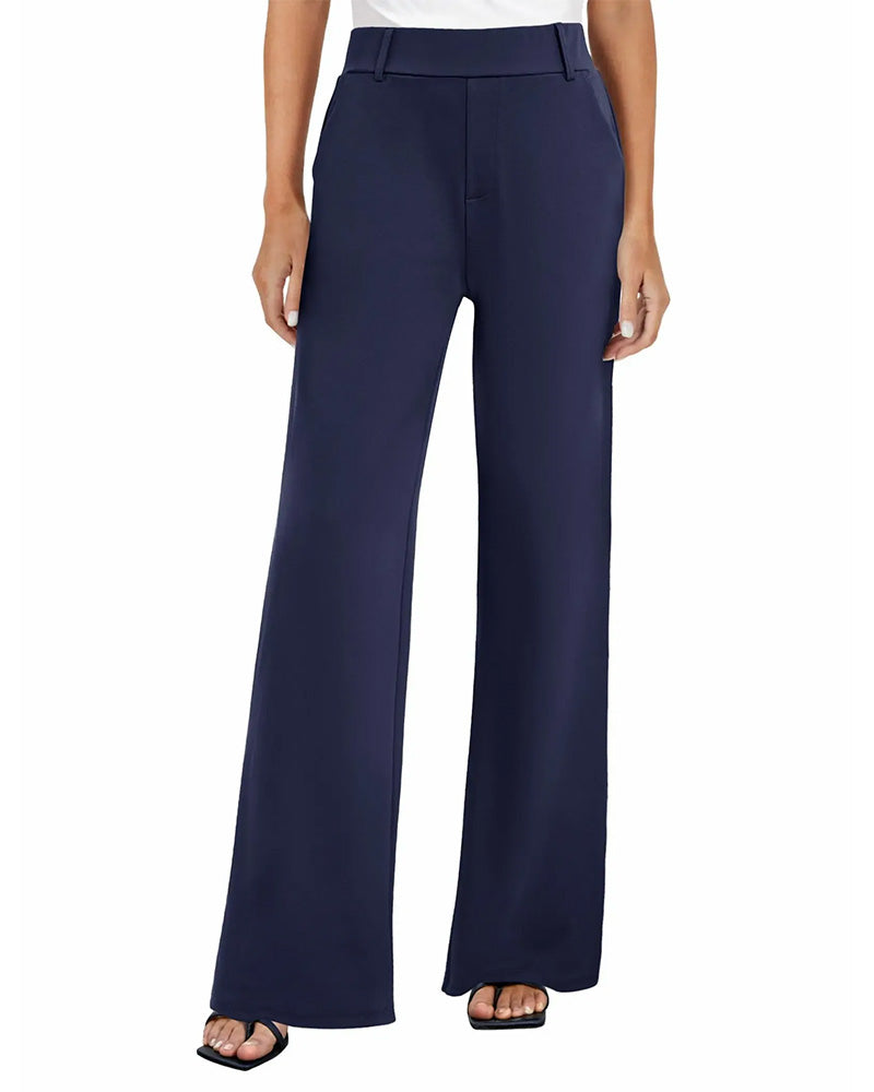 Pantalon Taille Haute Large Costume