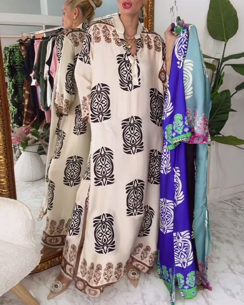 Robe de mode ample rétro