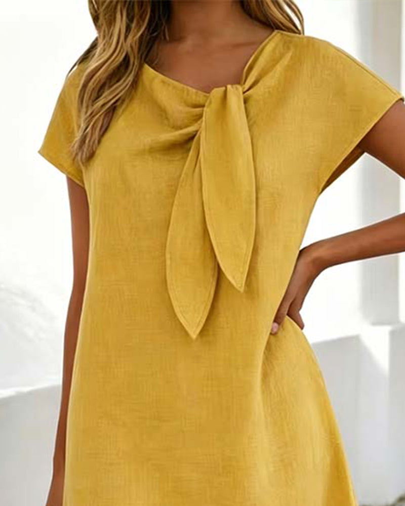Robe Décontractée Uni