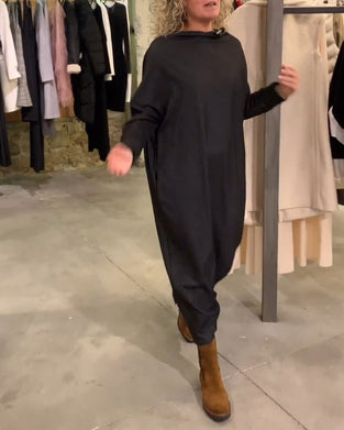 Robe Décontractée à Manches Chauve-Souris