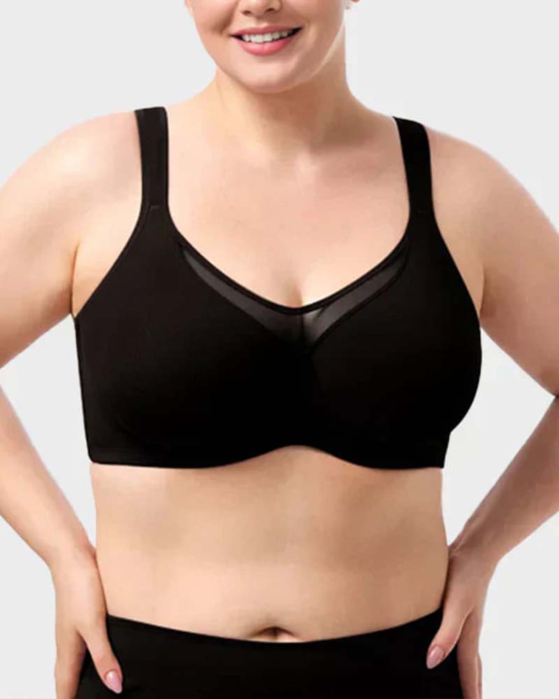 Soutien-Gorge Mesh Assemblé Armature Push-Up