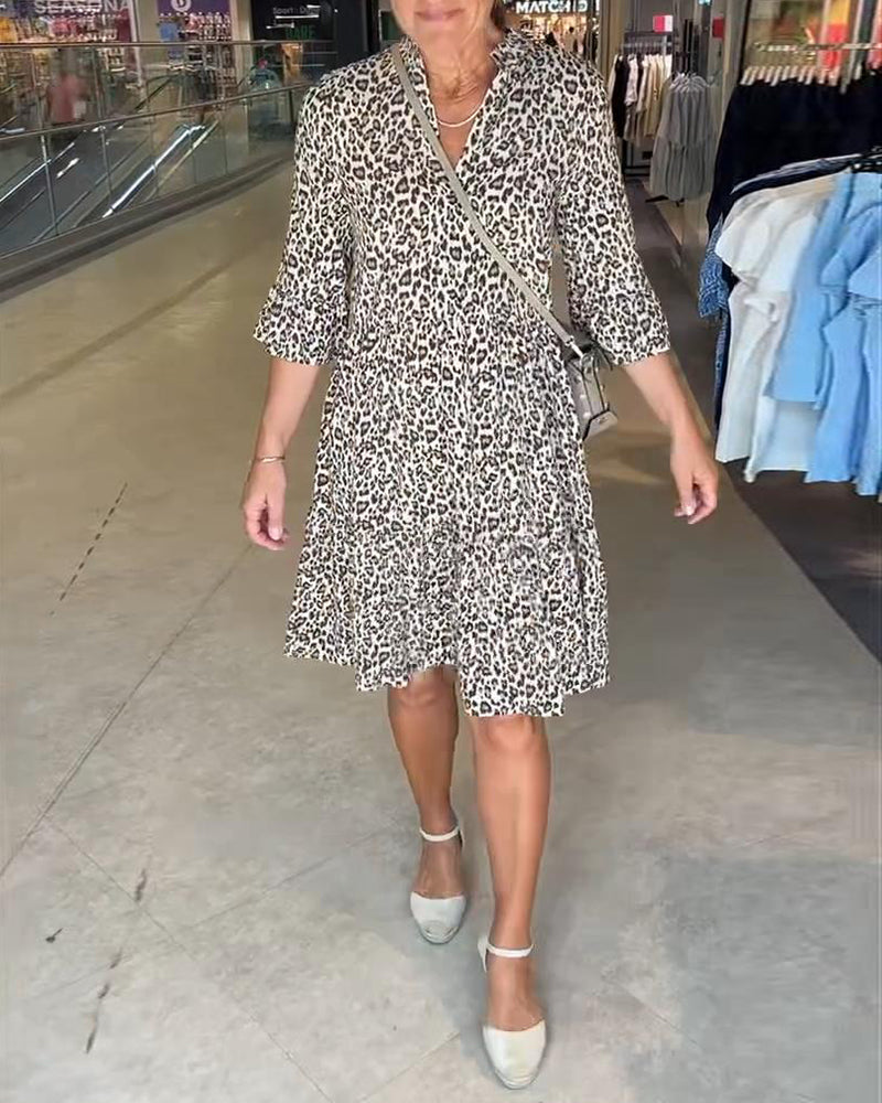 Robe Imprimé Léopard