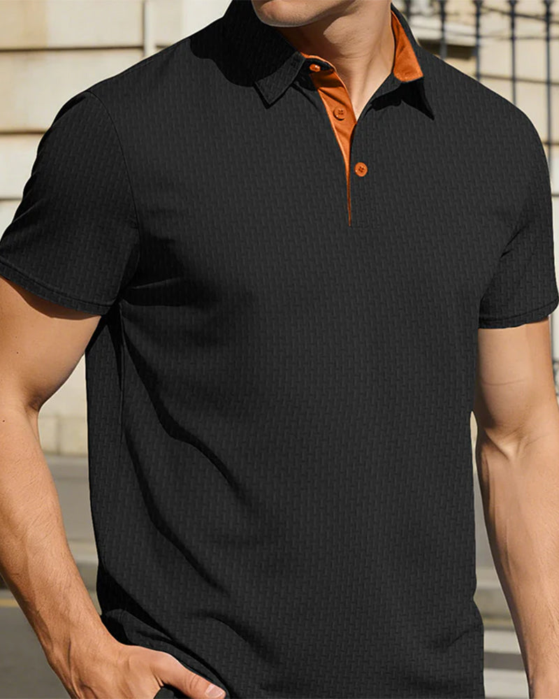 T-Shirt Homme, Uni, Manches Courtes