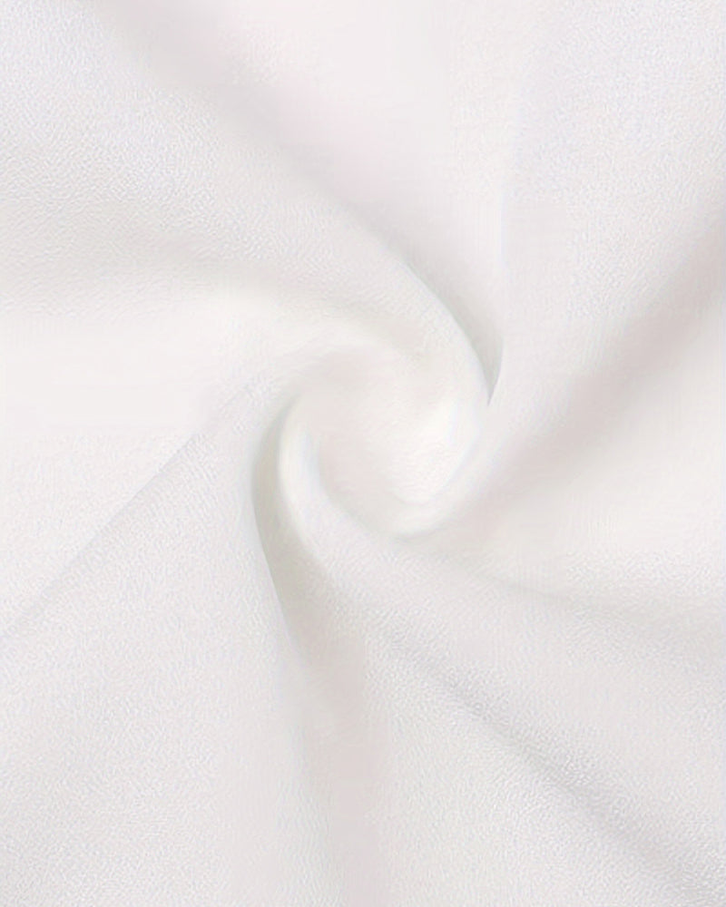 Blouse Épaules Dénudées Creuse Unie