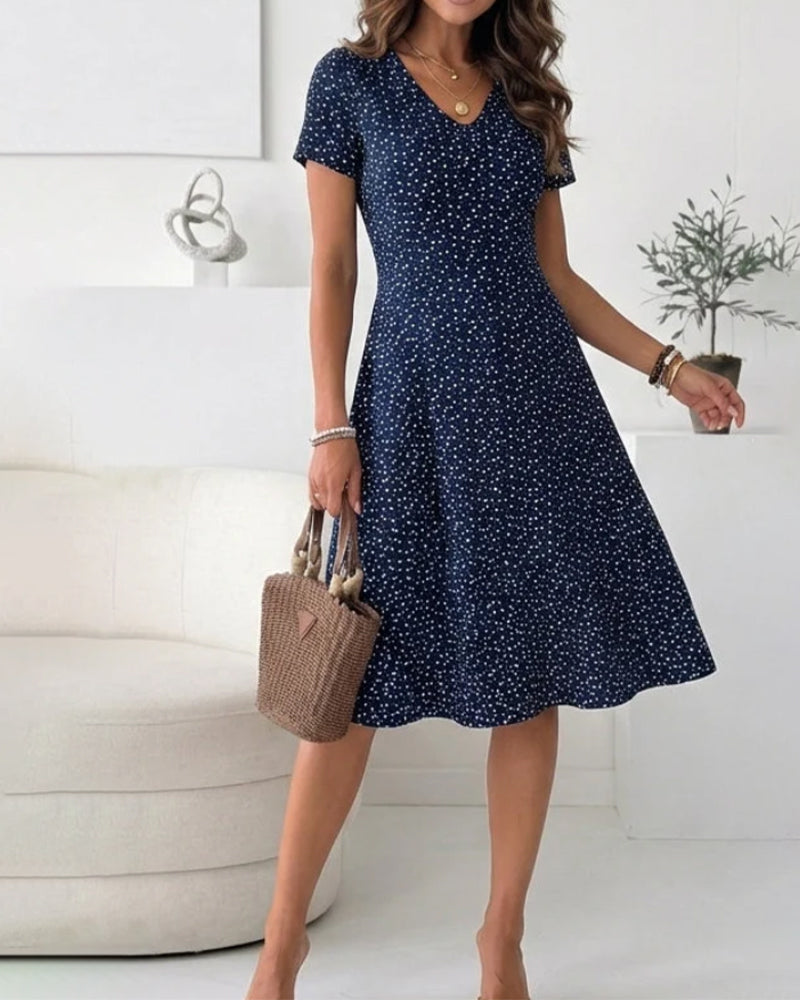 Robe En Forme De Cœur À Pois Taille