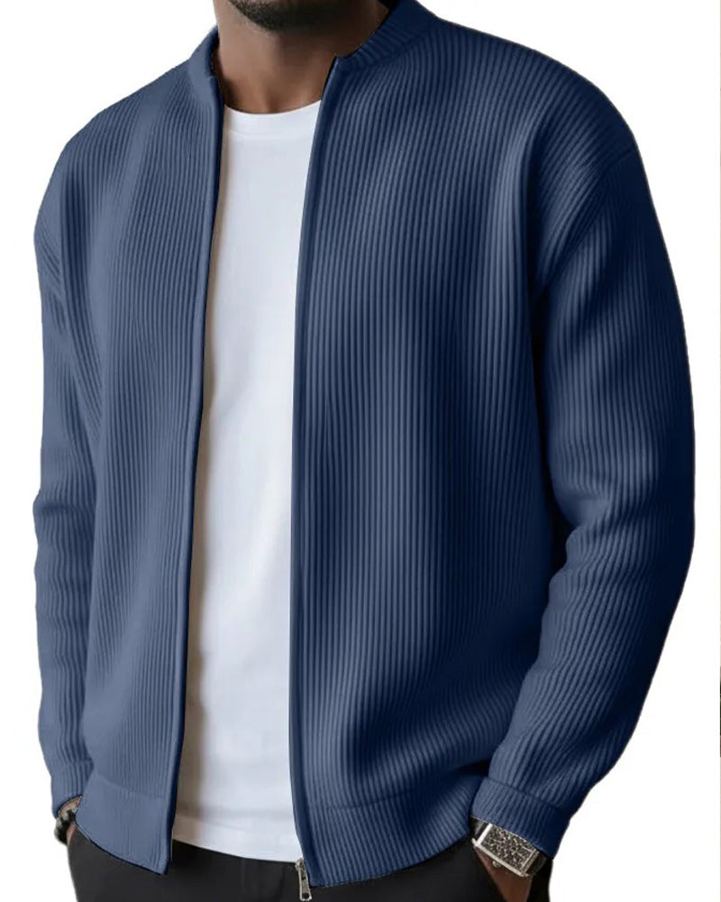 Manteau Homme Unie Fermeture Éclair