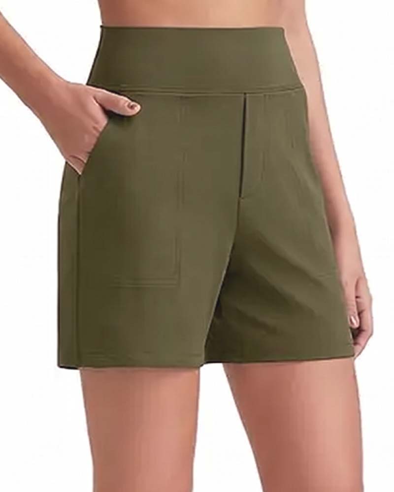 Shorts Taille Haute Athlétique Course