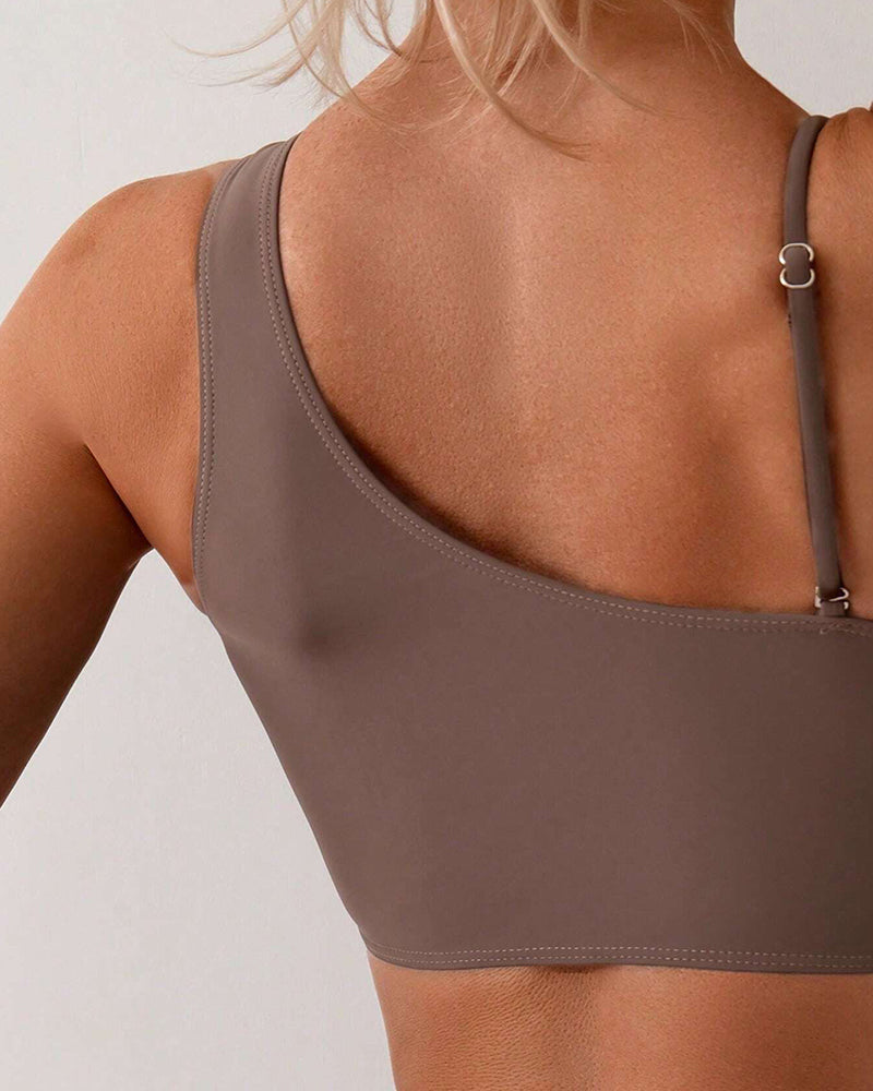 Maillot De Bain Deux Pièces Uni Bikini