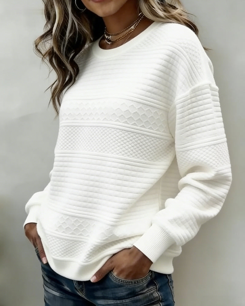 Sweat Twist Col Rond