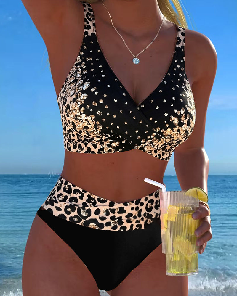 Bikini Bralette Léopard Imprimé