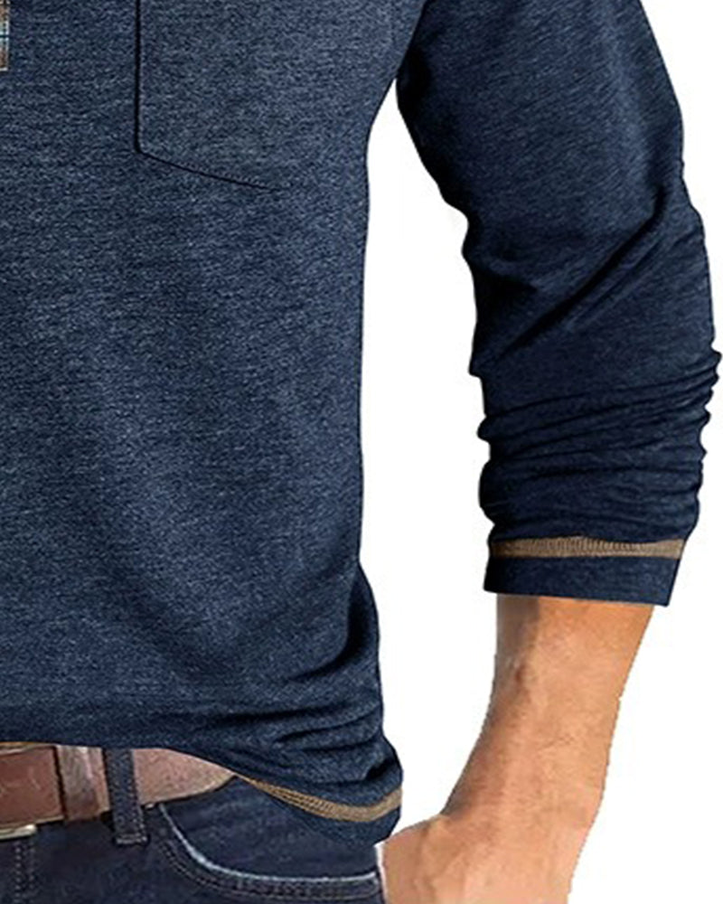 Blouse Homme Bouton Revers Polo