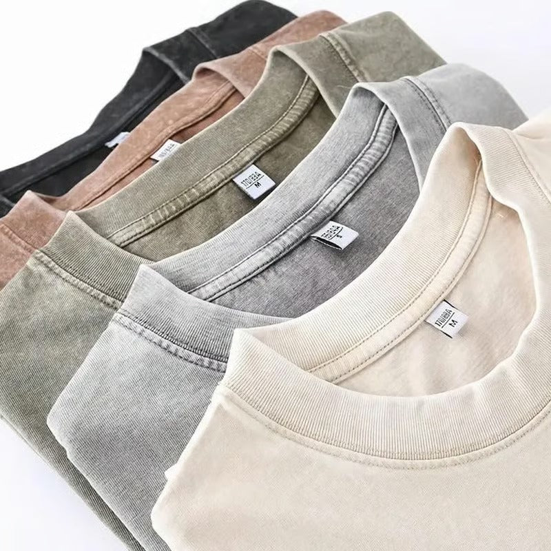 T-Shirt Hommes Vintage Loose
