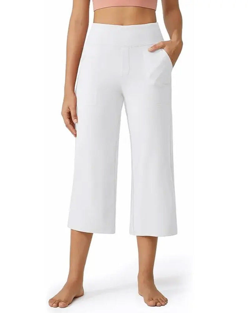 Pantalon Unie Décontracté Polyvalent Court