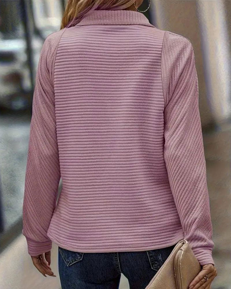 Sweat À Capuche Avec Couleur Uni Et Zip