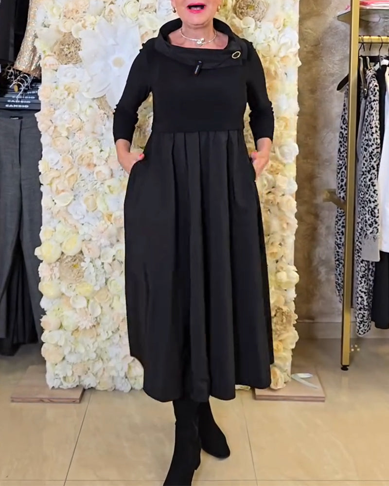 Robe Tendance Street Uni A-Ligne