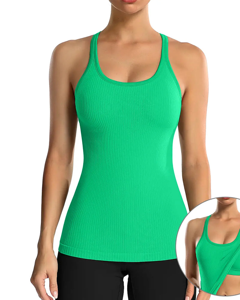 Débardeur Avec Soutien-Gorge Intégré Et Dos Nageur