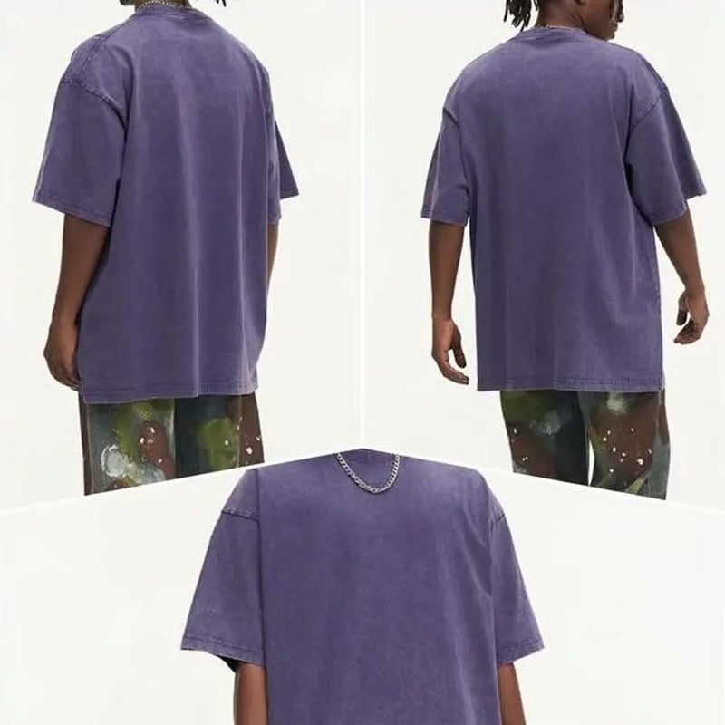 T-Shirt Hommes Vintage Loose