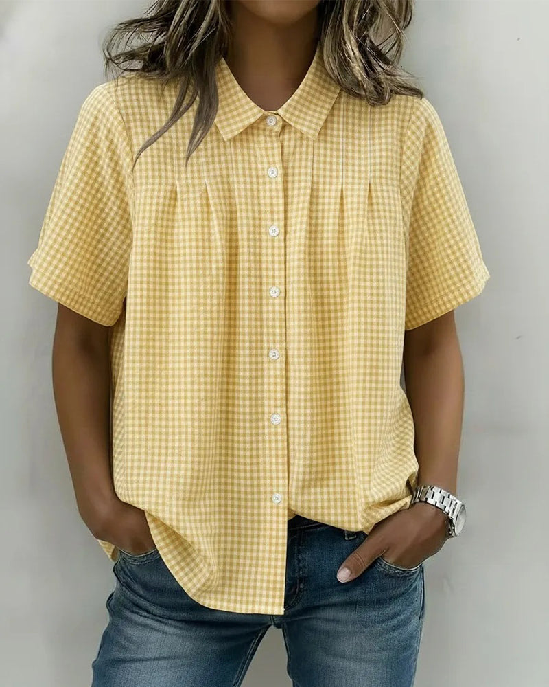 Chemise Revers Manches Courtes