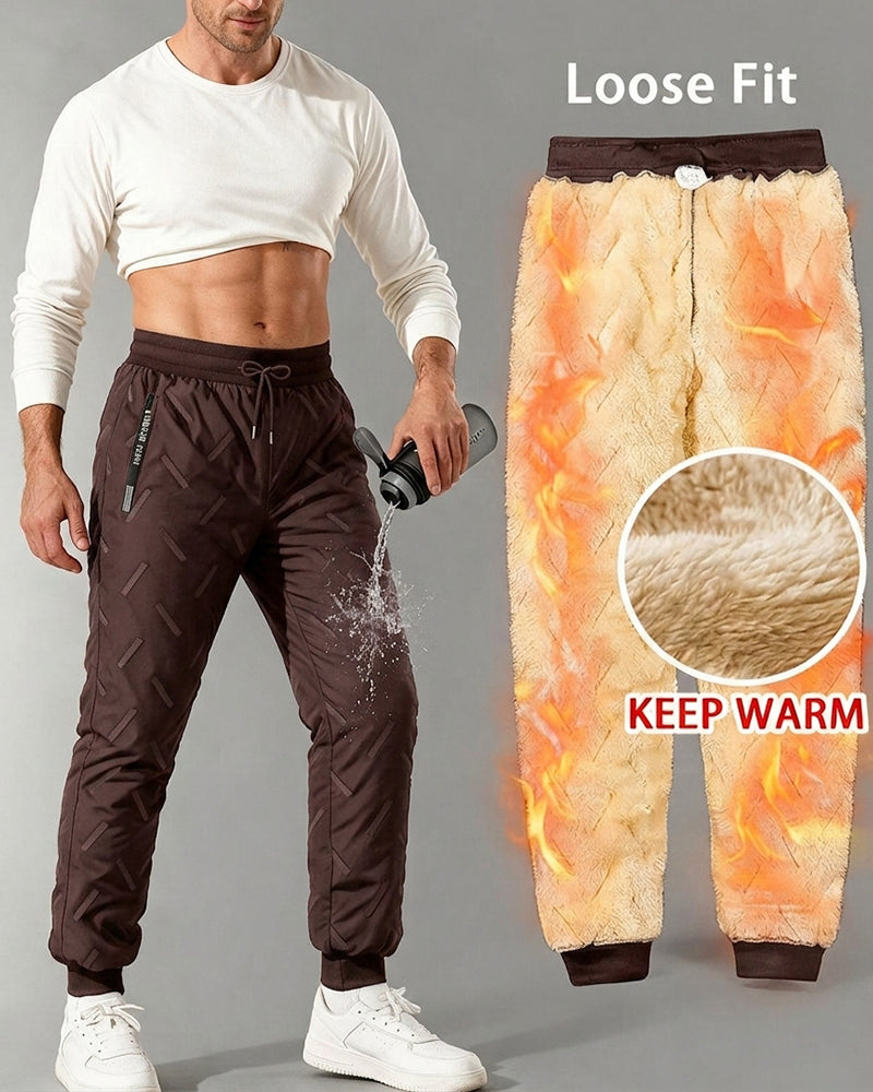 Pantalon Homme Chaud Poche Cordon