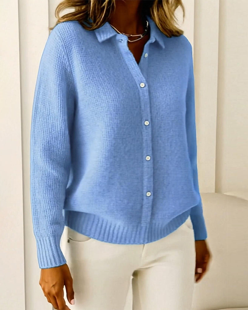 Gilet Mode À Col À Revers Avec Bouton