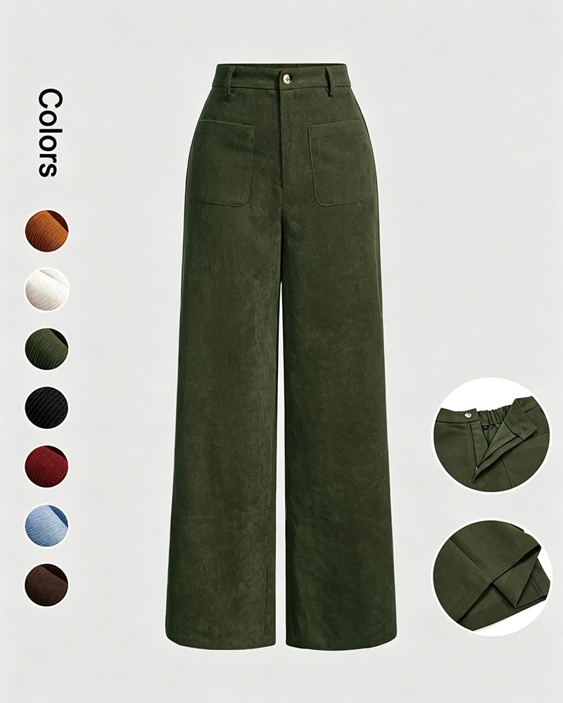 Pantalon Large Jambe Droit