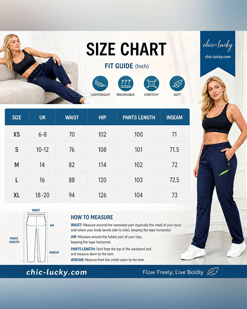 Pantalon Fermeture Éclair Pochette Jambe Droite