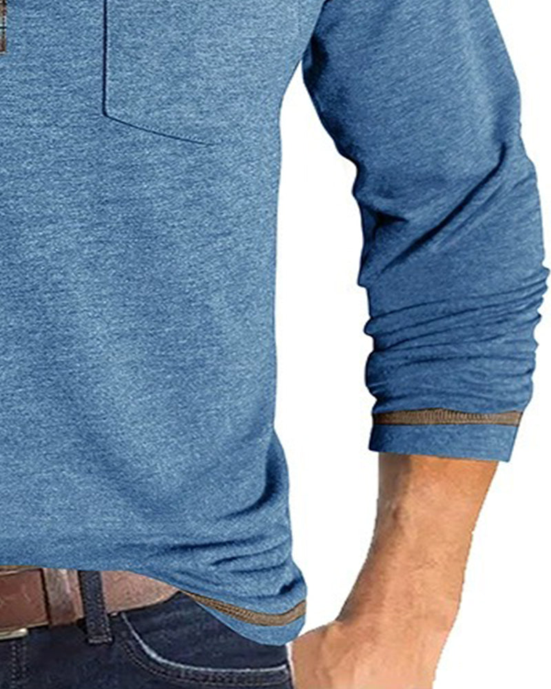 Blouse Homme Bouton Revers Polo