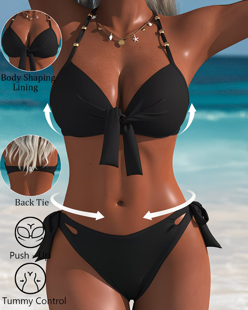 Bikini Sexy Unie Halter