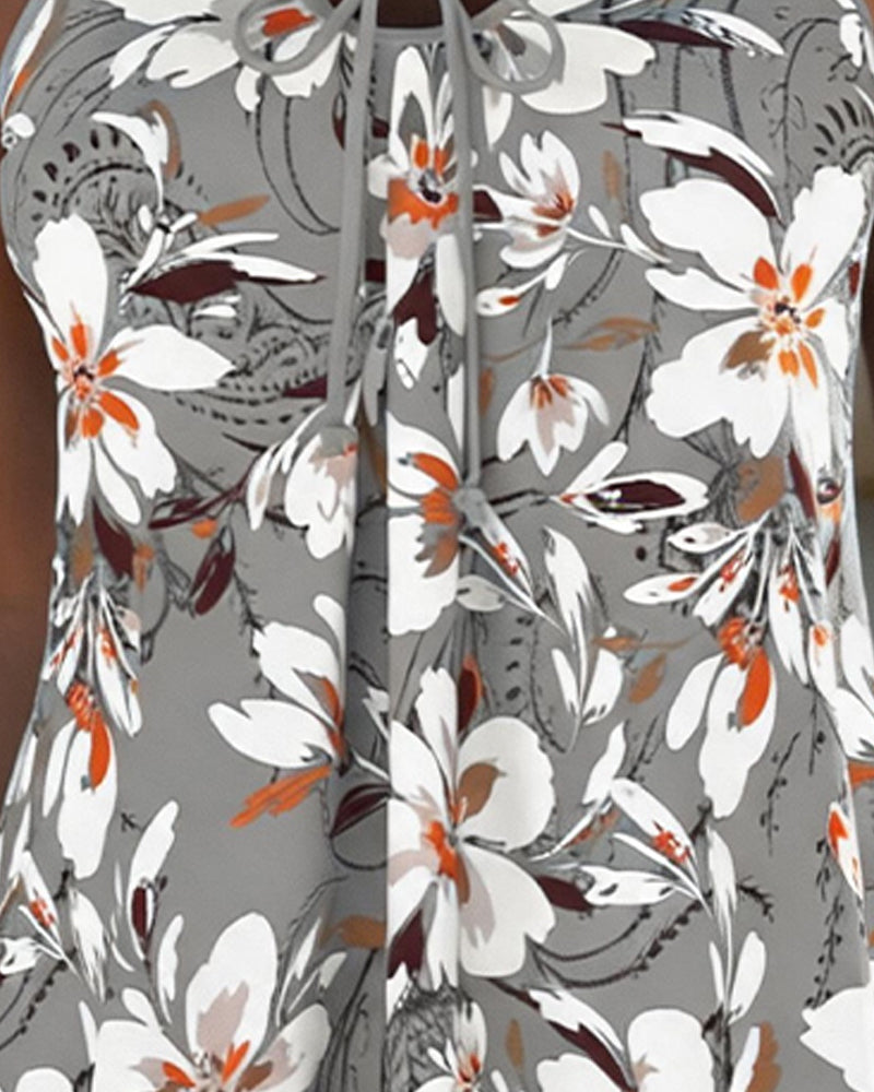 Tankini Grand Floral Cravate