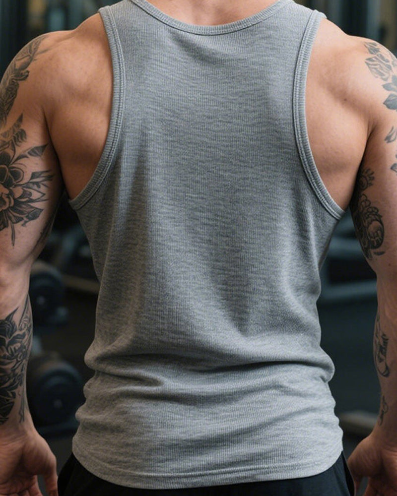 Débardeur Homme Coton Fitness