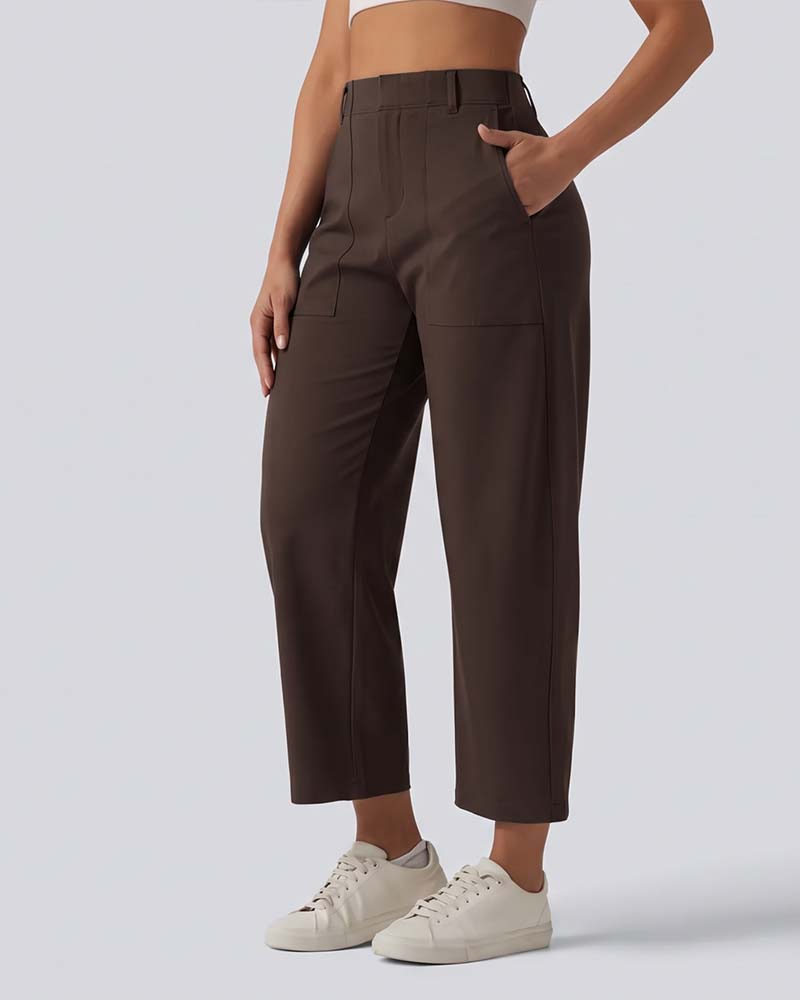 Pantalon Couleur Unie Neuf-Points