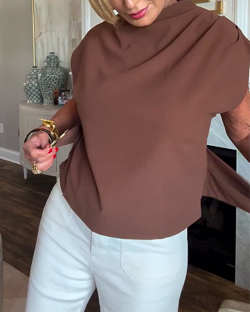 Bluse Uni Cintrée