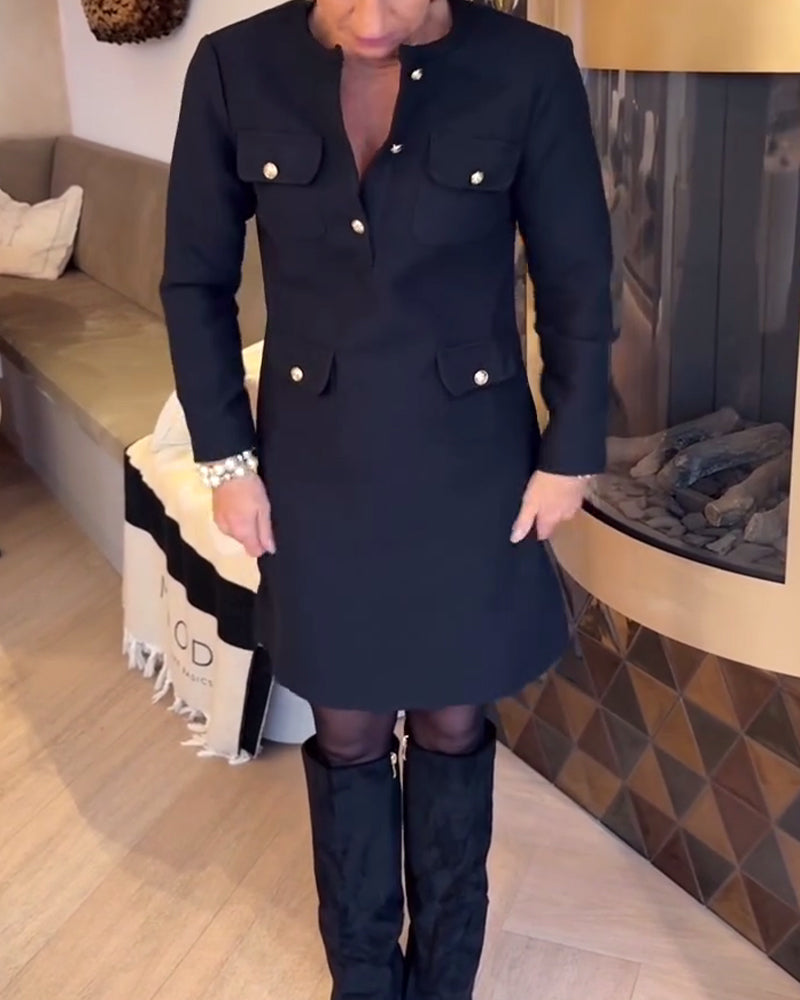 Robe Élégante Et Slim Dans Le Style Chanel