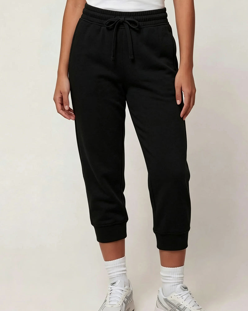 Pantalon De Jogging Taille Élastique Jogger Court