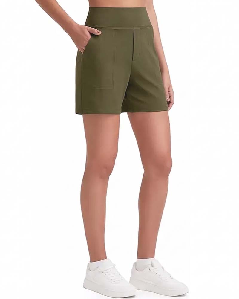 Shorts Taille Haute Athlétique Course